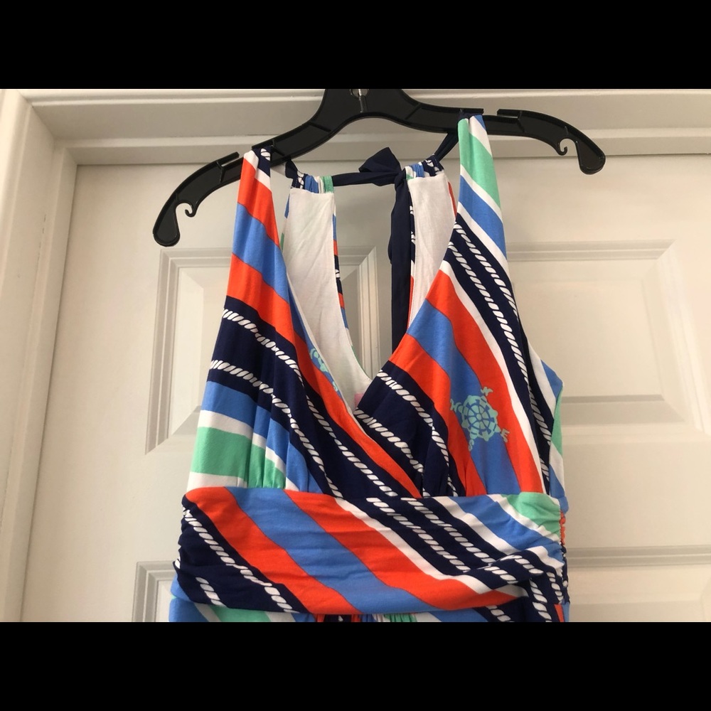 Lilly Pulitzer Multi Color Maxi Dress Sz S